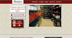 Desktop Screenshot of maxwellfood.com